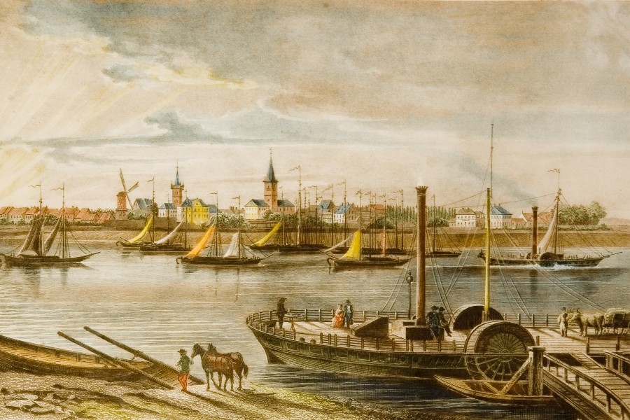Ruhrort mit Hafen, ohne Rahmen.900x600